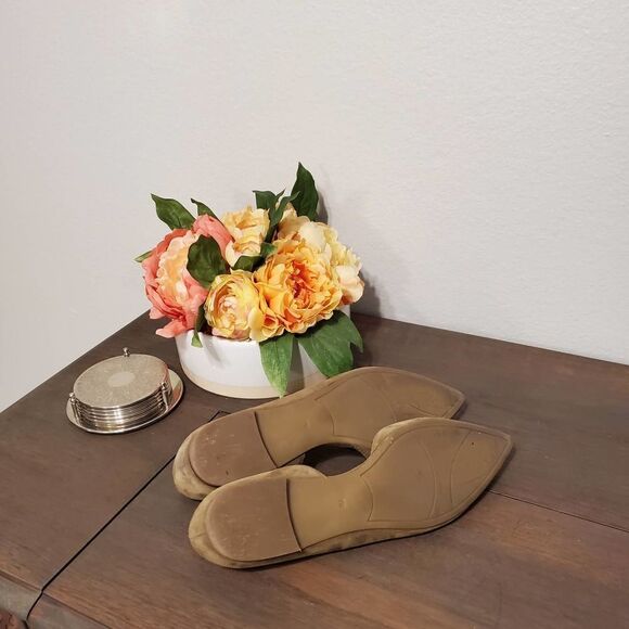 Marc Fisher Amra Olive Pointed Toe Flats Sz 7 - Picture 5 of 6